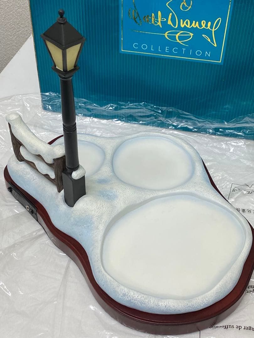 3-2772 ディズニー WDCC フィギュア プルート クリスマス ランプ