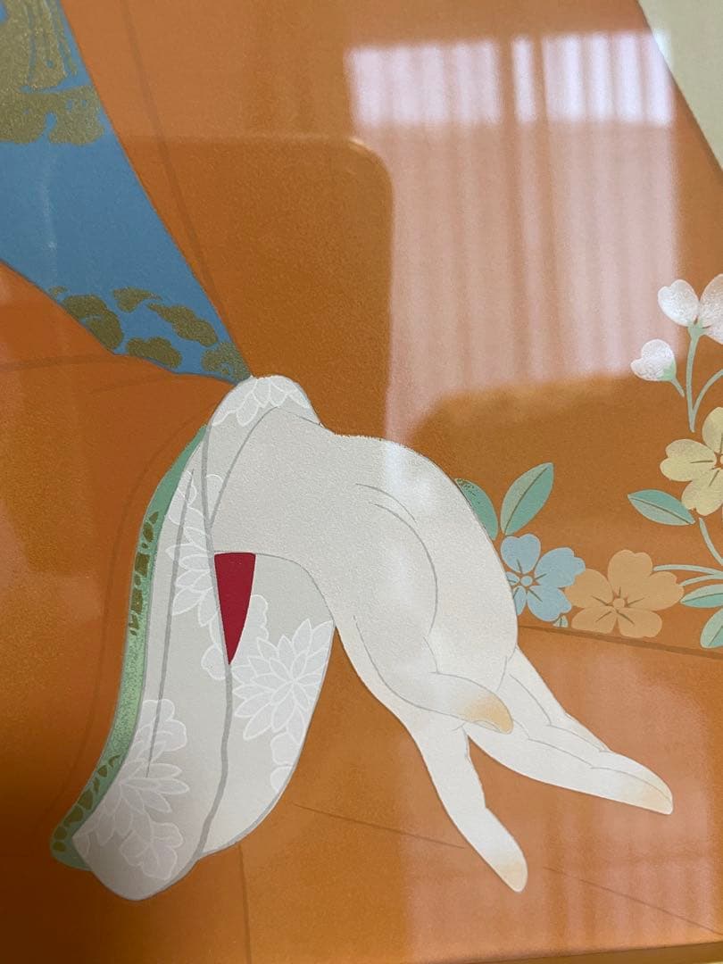保証書つき　上村松園　鼓の音
