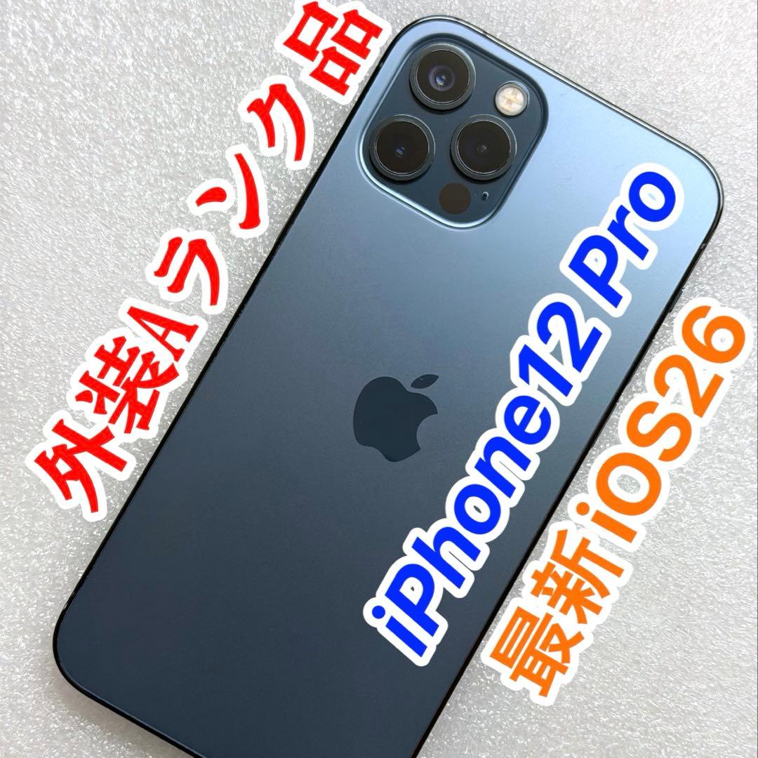 り*。様 電池100%‼️ iPhone 12 Pro 128GBブルー Fac