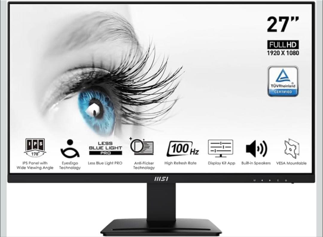 美品✨　MSI 27インチモニター PRO-MP273