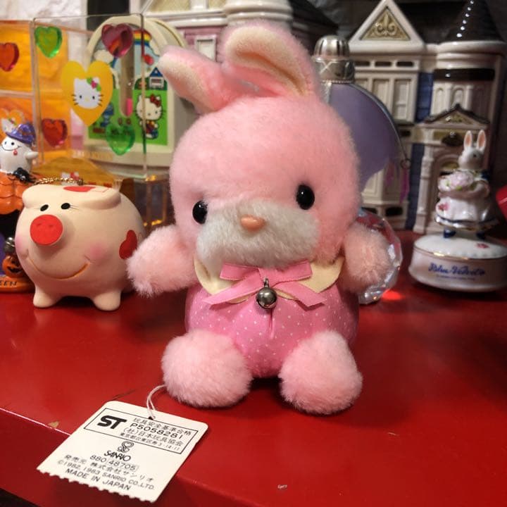 昭和　サンリオ　ぬいぐるみ　うさぎ　1983年