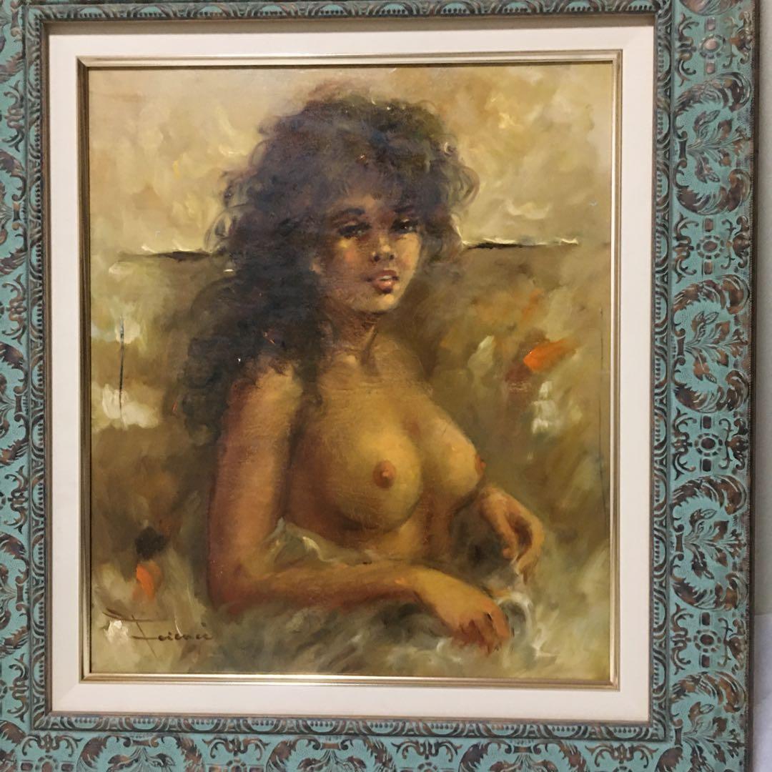 ヨーロッパ絵画油絵厚塗り裸婦