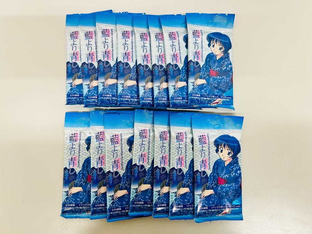 ◆藍より青し 第二篇 未開封パック 15パック カードコレクション 09288
