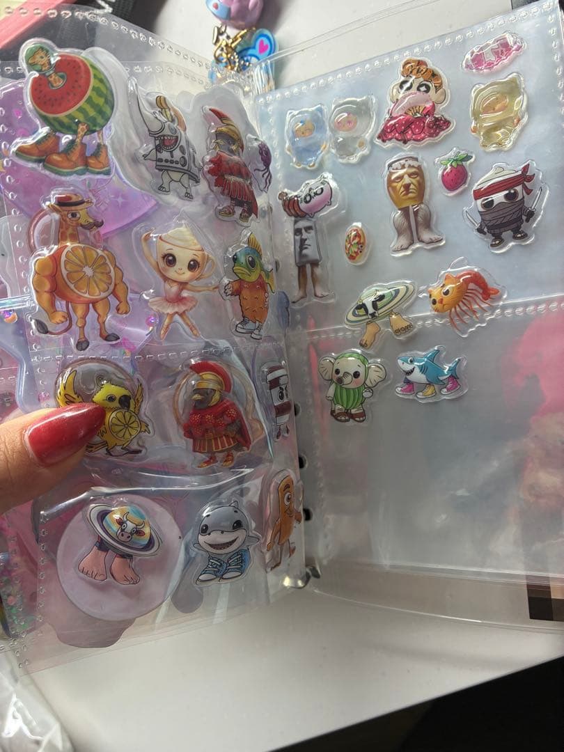 キャラクターシール完成品