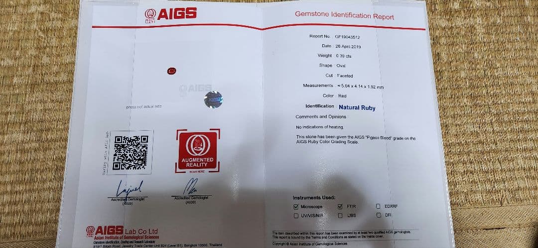 Ambrose ルビー ダイヤモンド リング