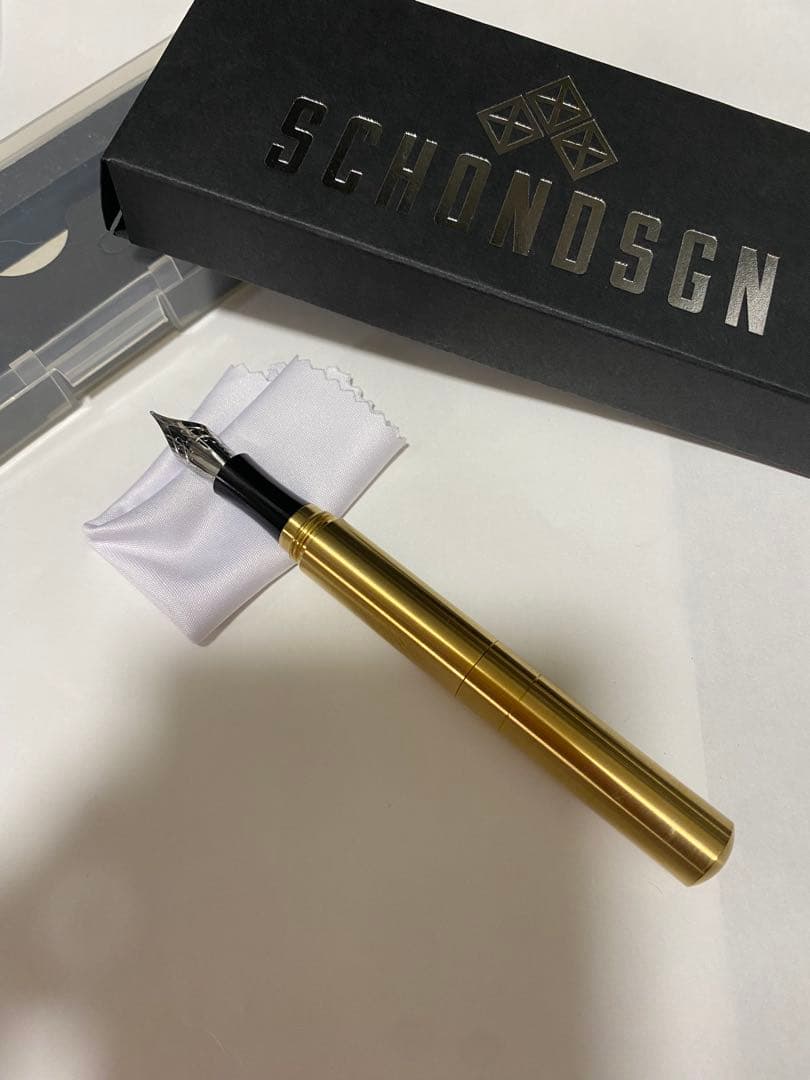 SCHONDSGN ショーンデザイン 万年筆 ポケットシックスブラス