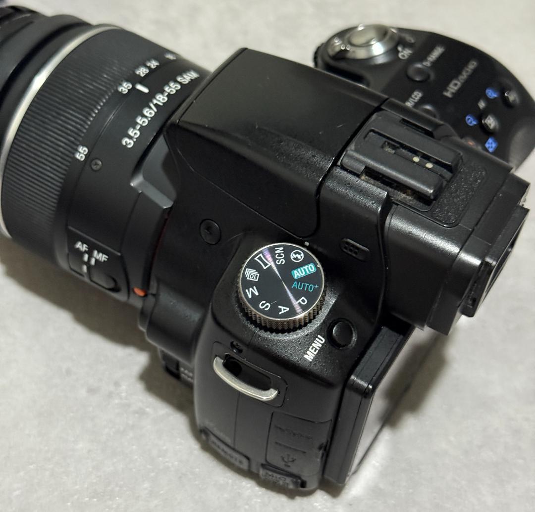 SONY α55 レンズキット ソニー SLT-A55V バッテリー２個付