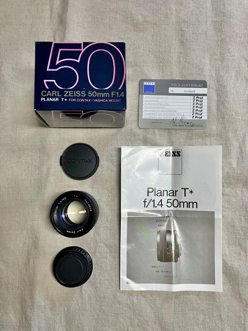 【Kマウント】Carl Zeiss Planar 50mm f/1.4 MMJ