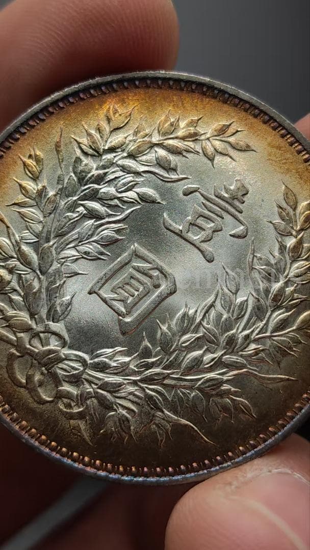 中華民国九年 袁大頭 銀貨 袁世凱 一圓 古銭・紀念幣・大型銀貨・硬貨