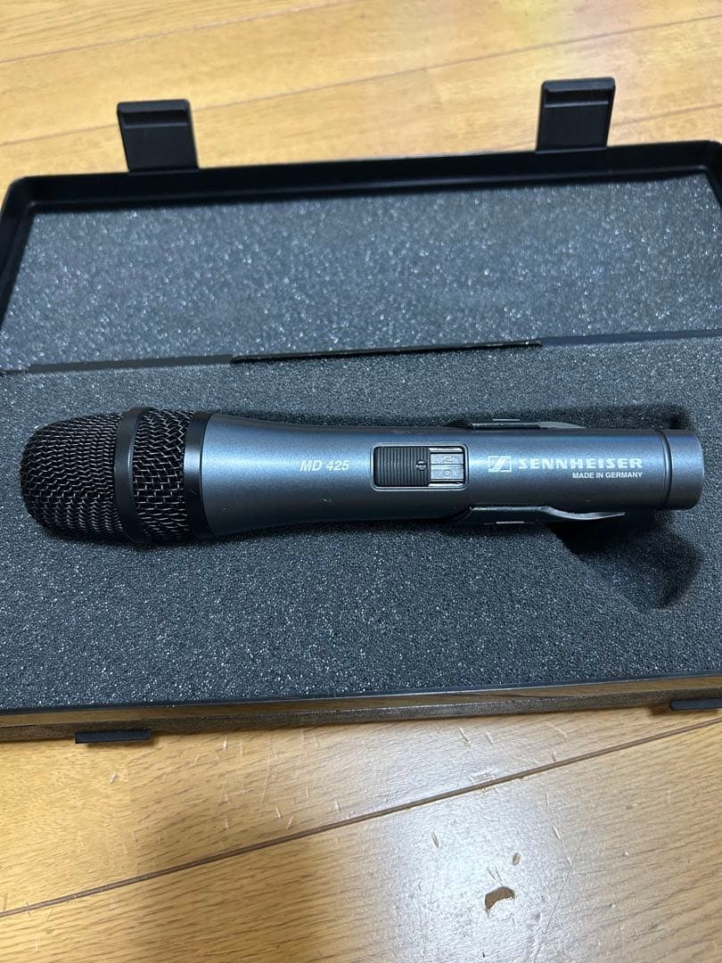 ゼンハイザー MD 425 ダイナミックカーディオイドマイク オンオフスイッチ付