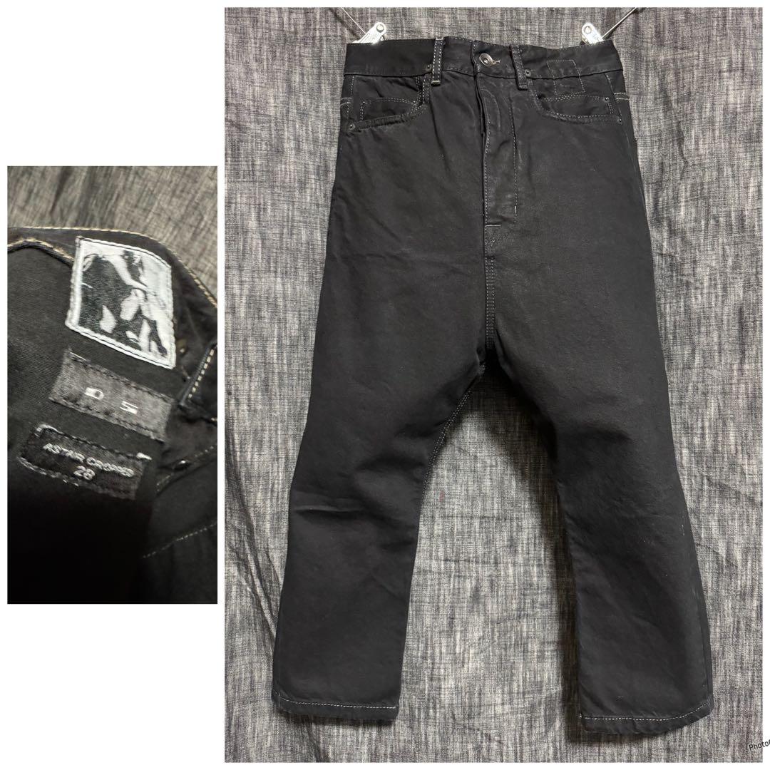 定価71500円 Rick Owens DRKSHDW サルエルブラックデニム