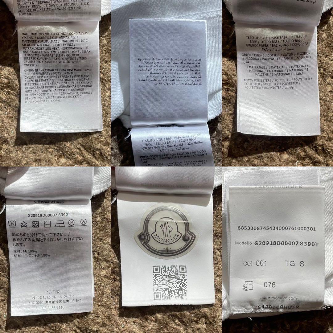 美品✨MONCLER ロンT ペイズリー柄ロゴ ワッペン T−SHIRT 長袖