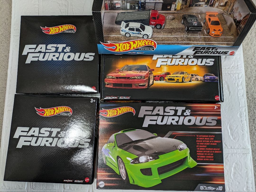 ホットウィール　ワイルドスピード　５点セット