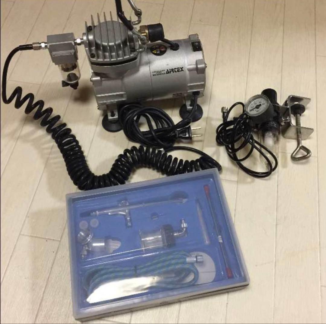 コンプレッサー　エアーガンセット