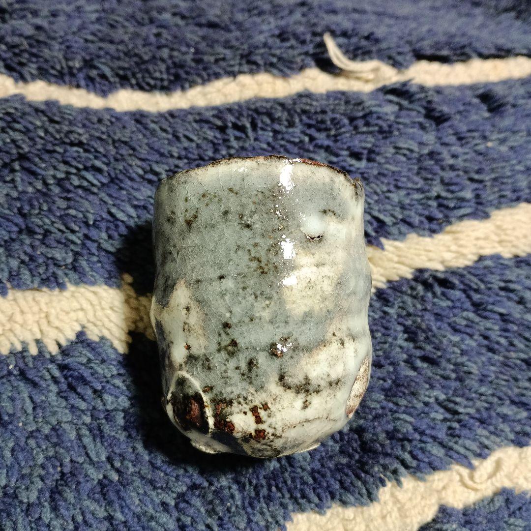 特別価格 滋賀人気作家武田浪 粉引きぐい呑み 「共箱付き」