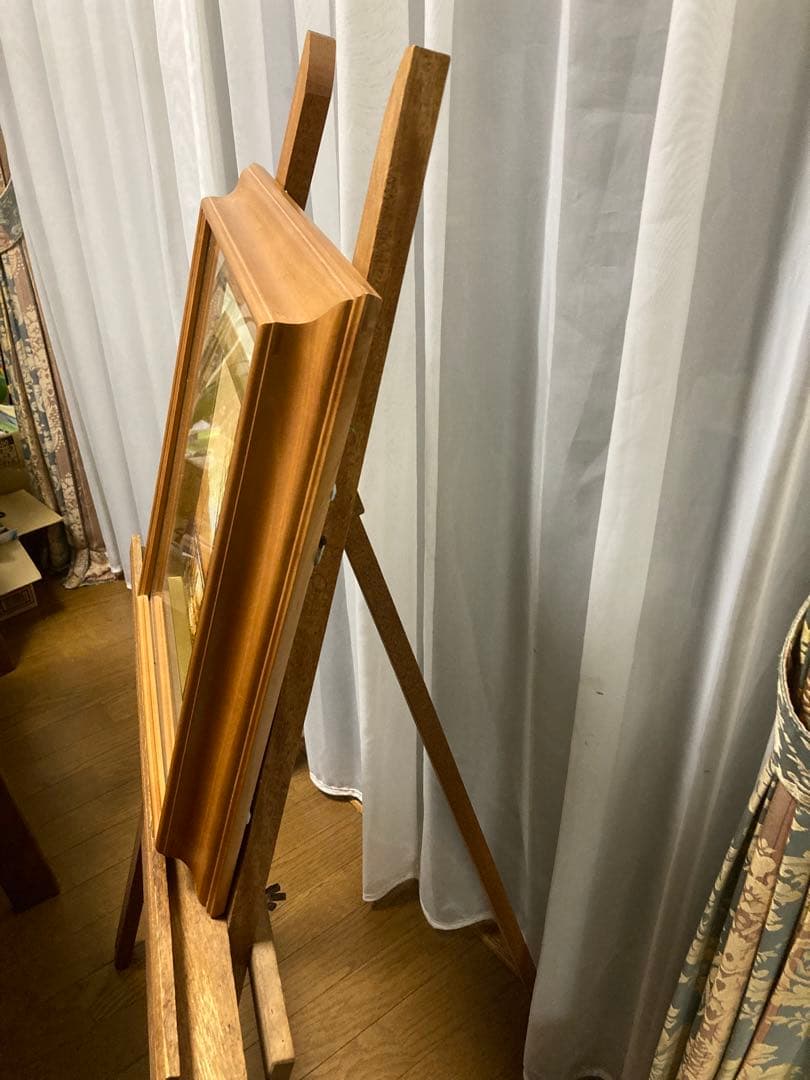 油彩　油絵　風景画　<桜木稔> 直筆サイン　裏書あり　箱あり　ＳＭ号