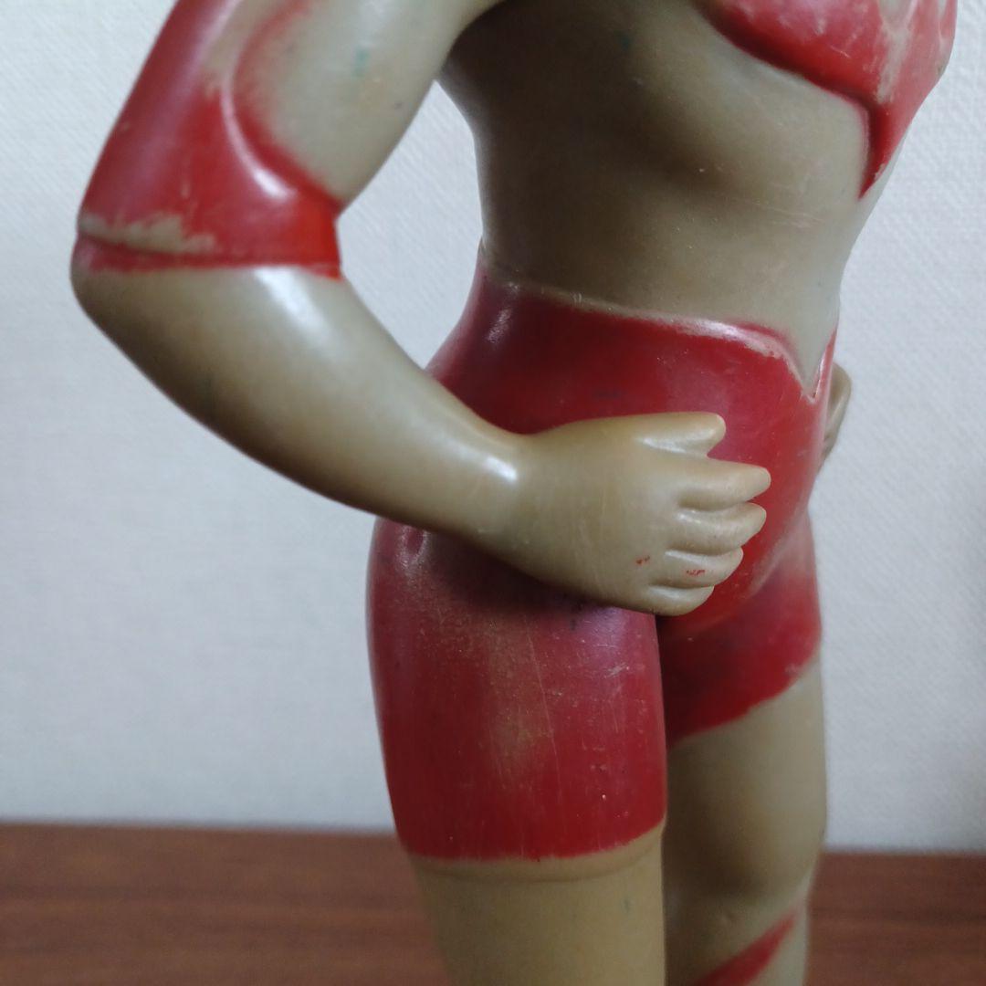 当時もの　希少ブルマァク製　285㎜「ウルトラマン」ソフビフィギュア