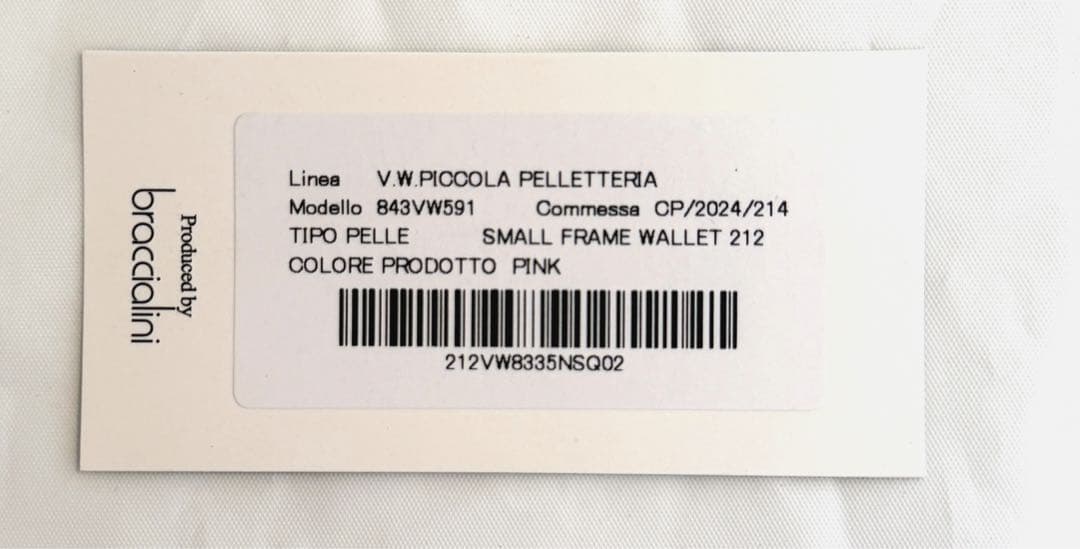 【新品未使用】Vivienne Westwood 三つ折り財布 ピンク 大人気