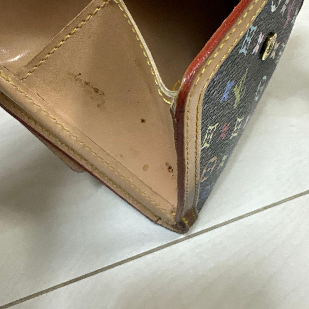 本日10時迄値下げセール♡Louis Vuitton マルチカラー 二つ折り財布