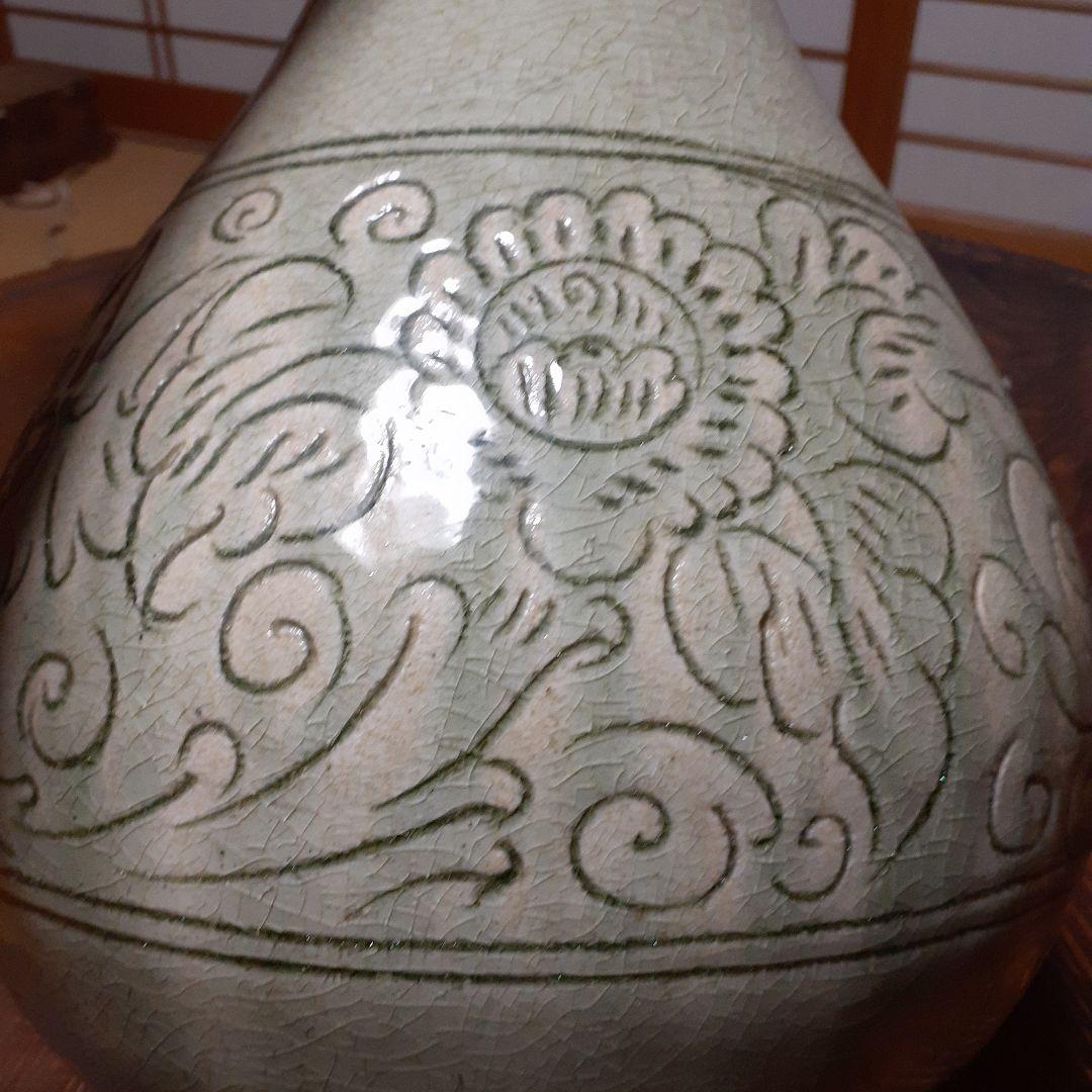 唐時代越州窯大花瓶