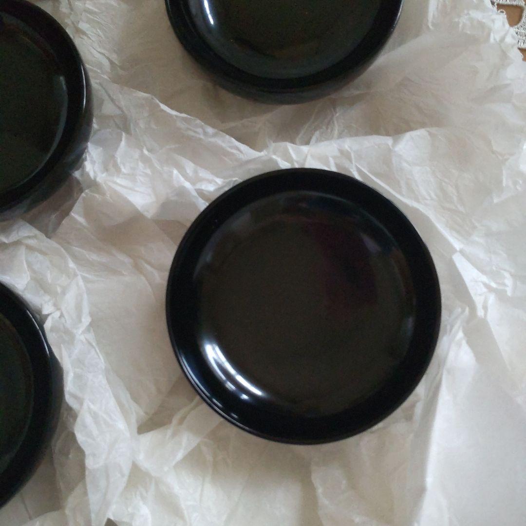 浄法寺塗　うるみ工芸　漆器 黒色椀 ５個セット 蓋付き　伝統工芸　新品未使用