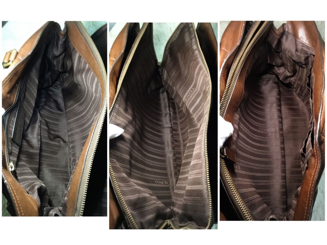 COACH コーチ レザー ビジネスバッグ ショルダー 2way 70614