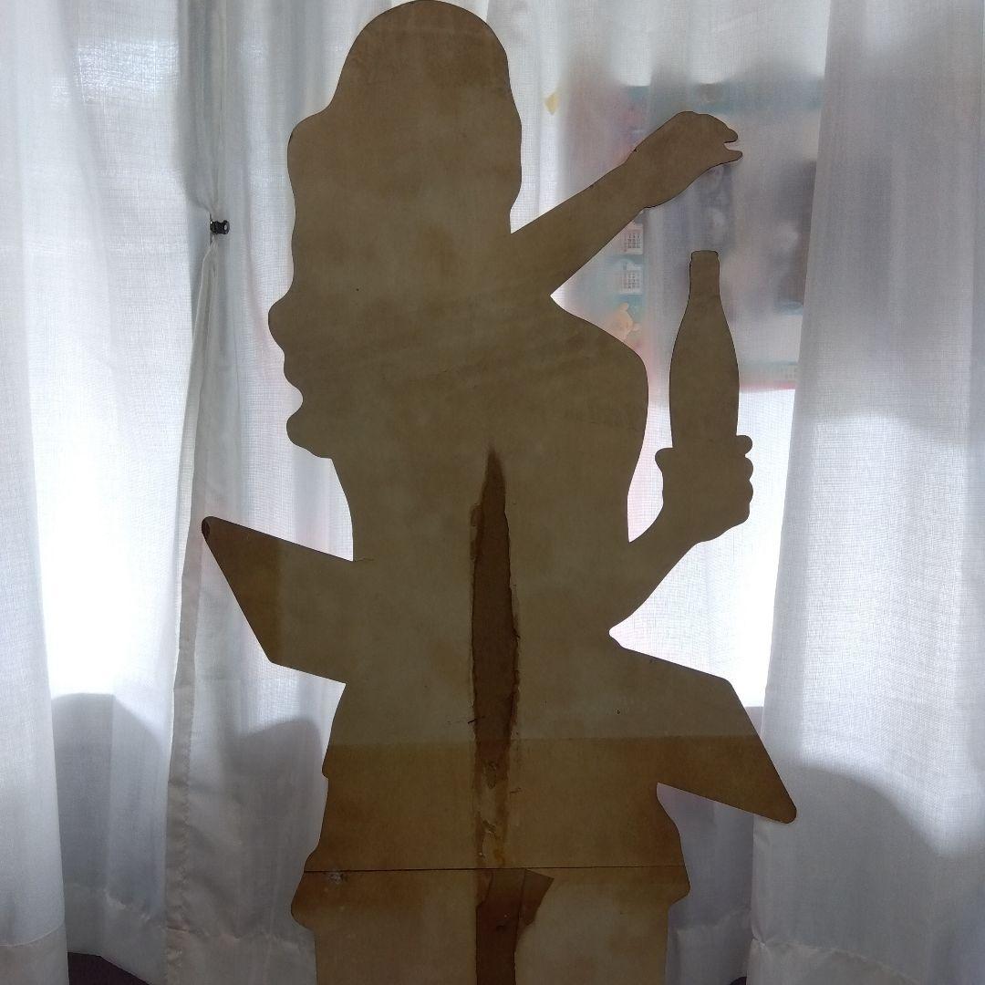 Coca-Cola レトロ女性看板