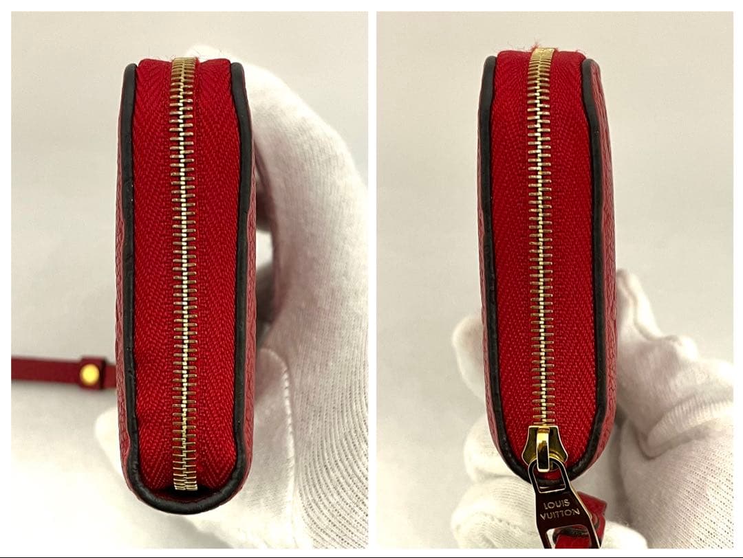 【超美品】ルイ・ヴィトン　アンプラント　ジッピー・パース