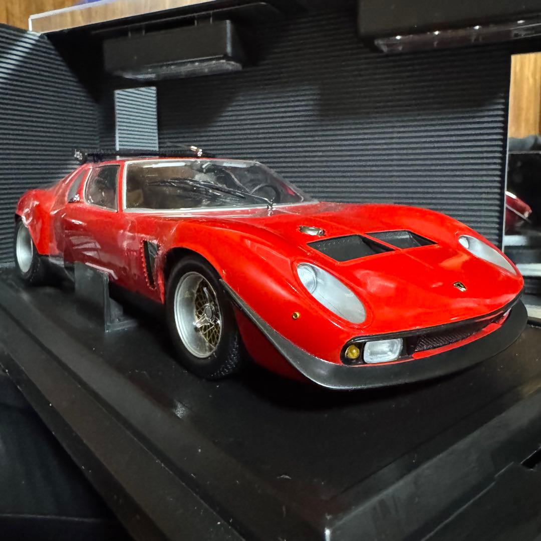 絶版未展示品 京商 1/18 ランボルギーニ イオタ SVR