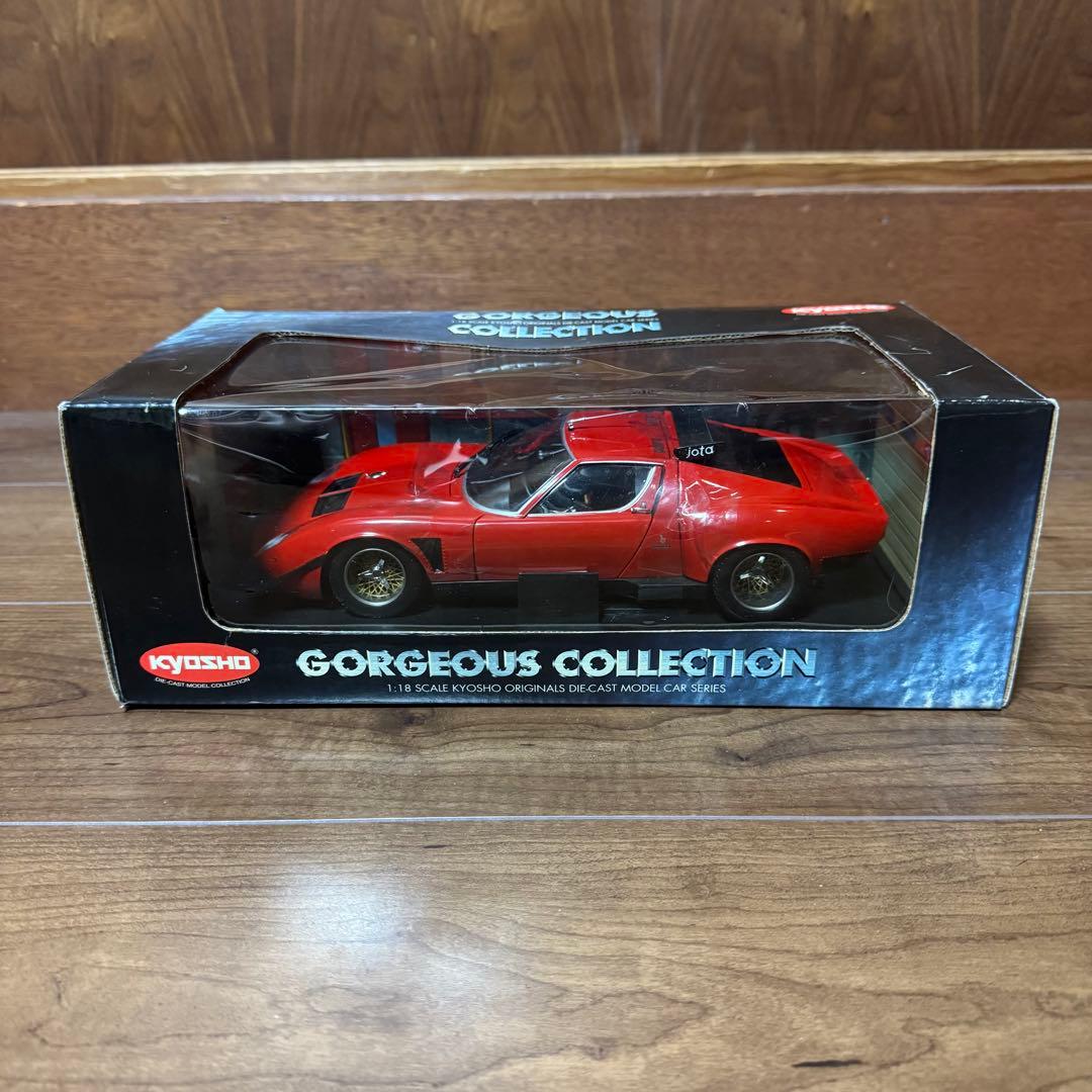 絶版未展示品 京商 1/18 ランボルギーニ イオタ SVR