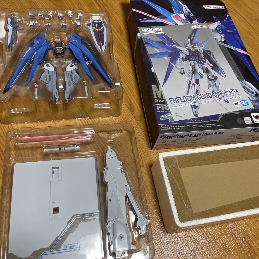 メタルビルド フリーダムガンダムCONCEPT2  SPARKLE 開封
