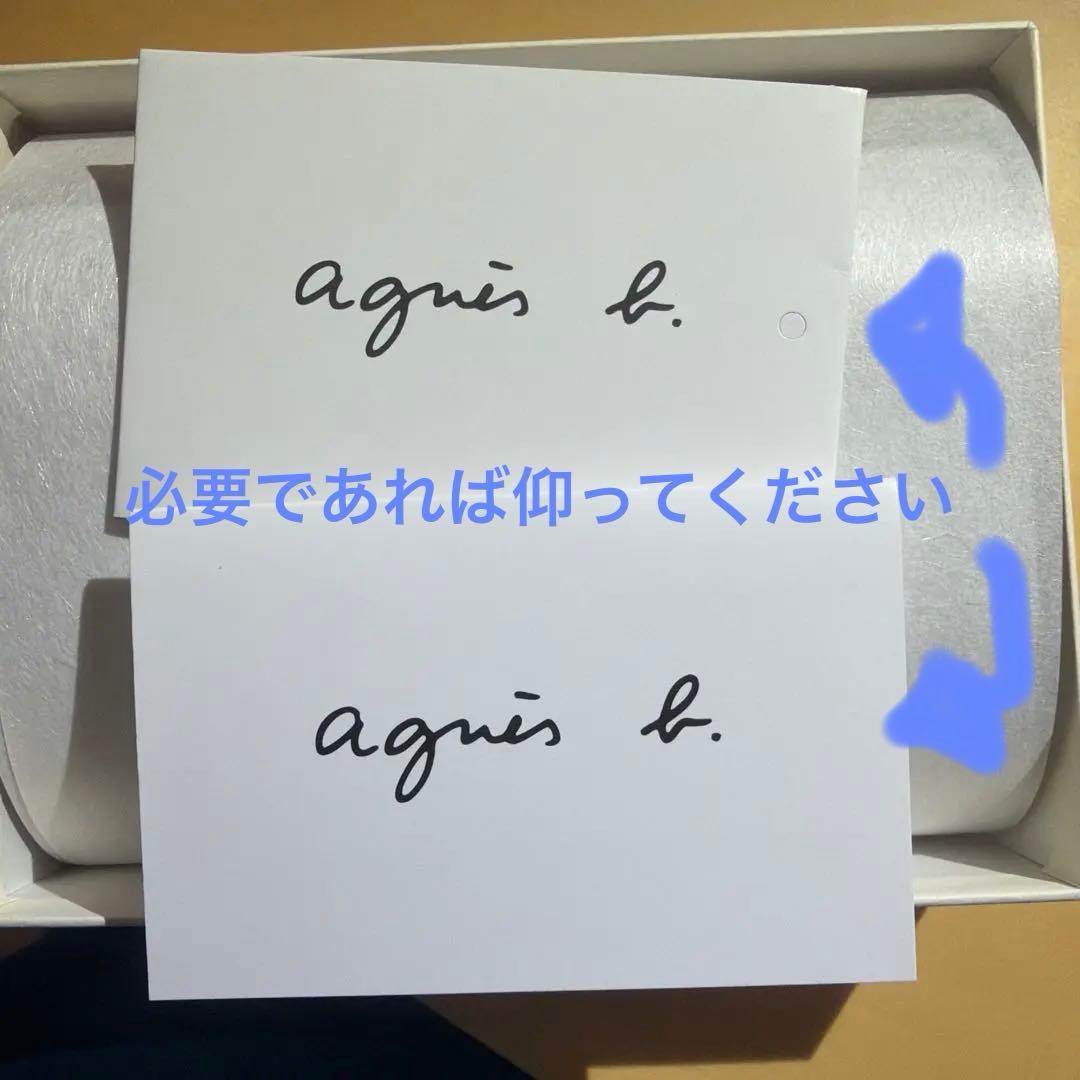 アニエスベー 三つ折り財布　Agnes b. 天然皮革