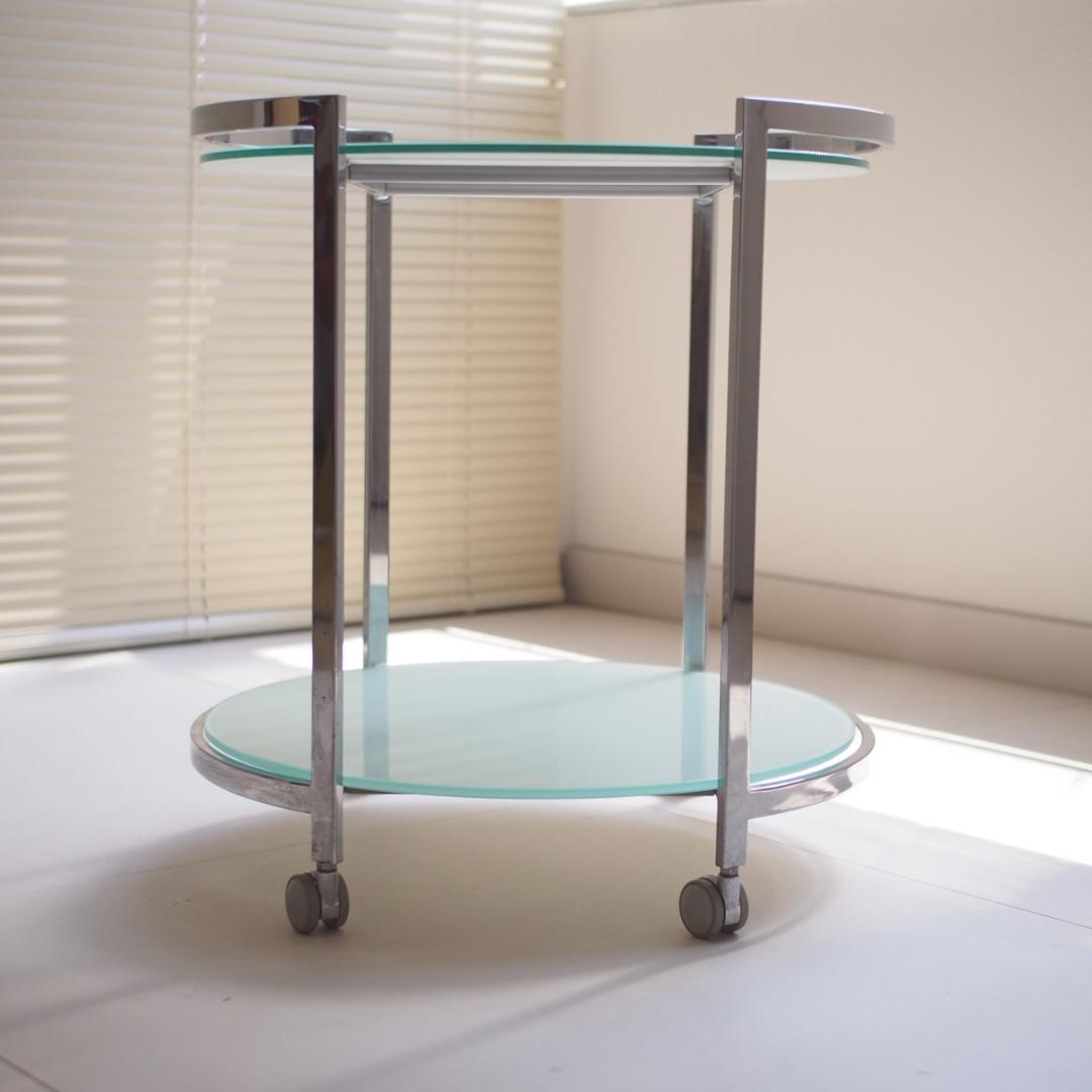 pool table / ガラステーブル 2段 キャスター付