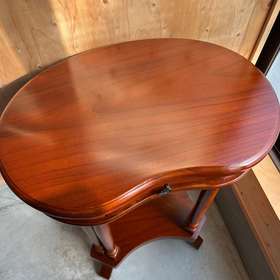 サイドテーブル ビンテージ 木製 コンソールテーブル