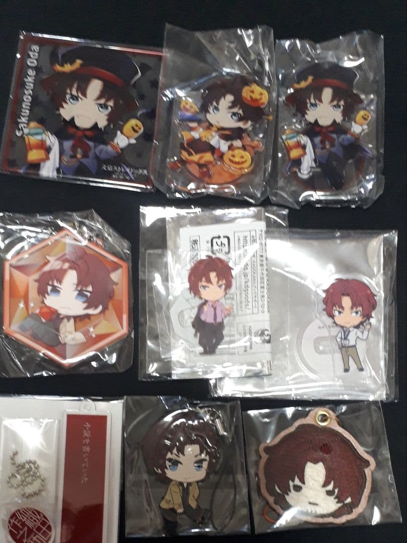 文豪ストレイドッグス　織田作之助　缶バッジ　アクリルスタンド　丸井　学スト