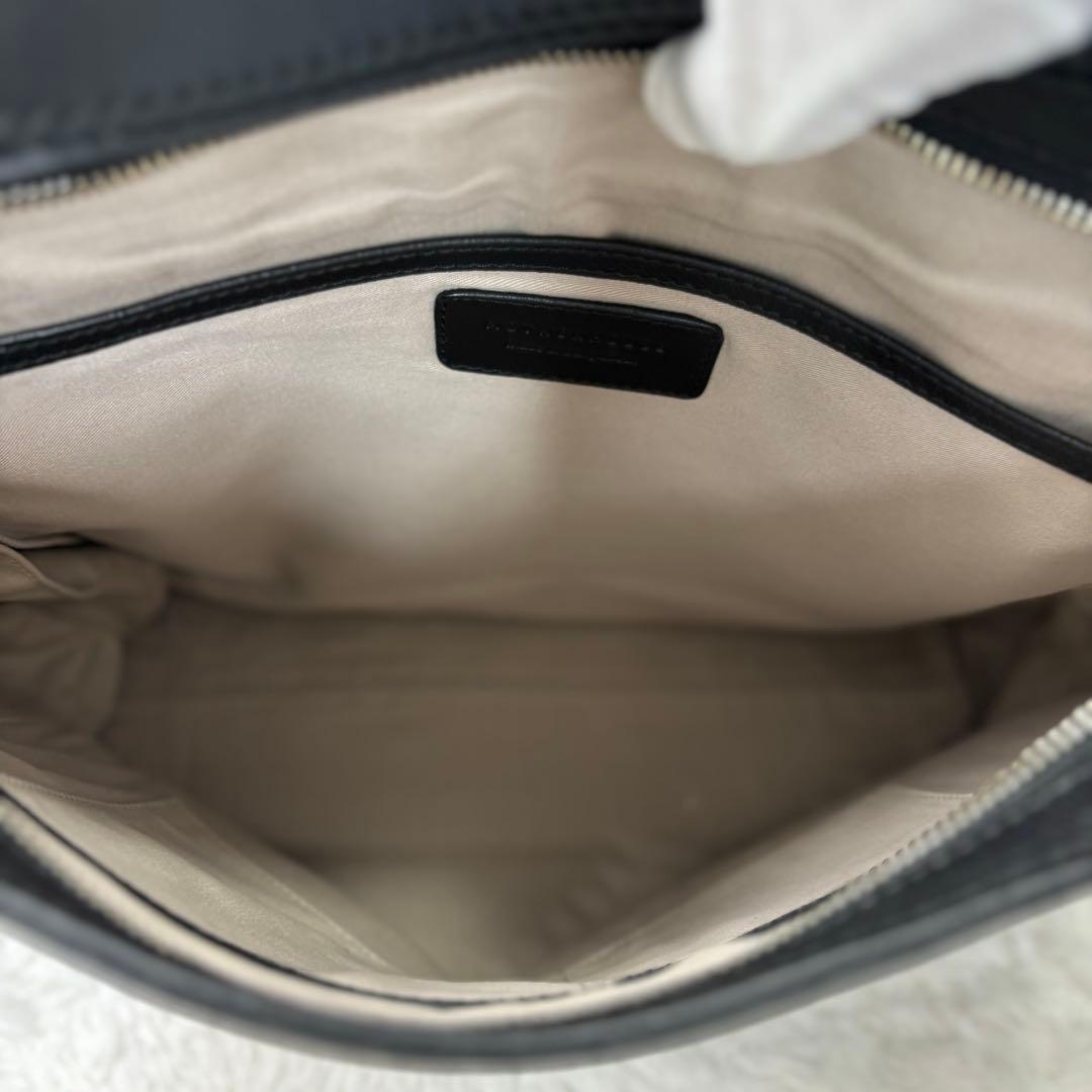 新品同様✨MOTHERHOUSE 2WAY レザー ショルダーバッグ ブラック