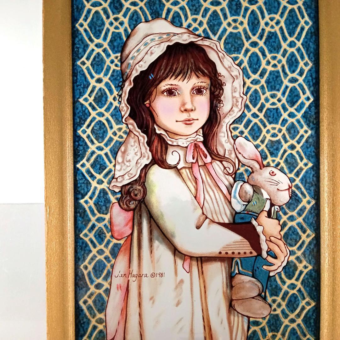 ジャン・ハガラ ステンドグラス 少女とお人形 ブルック グラスマスターズ社