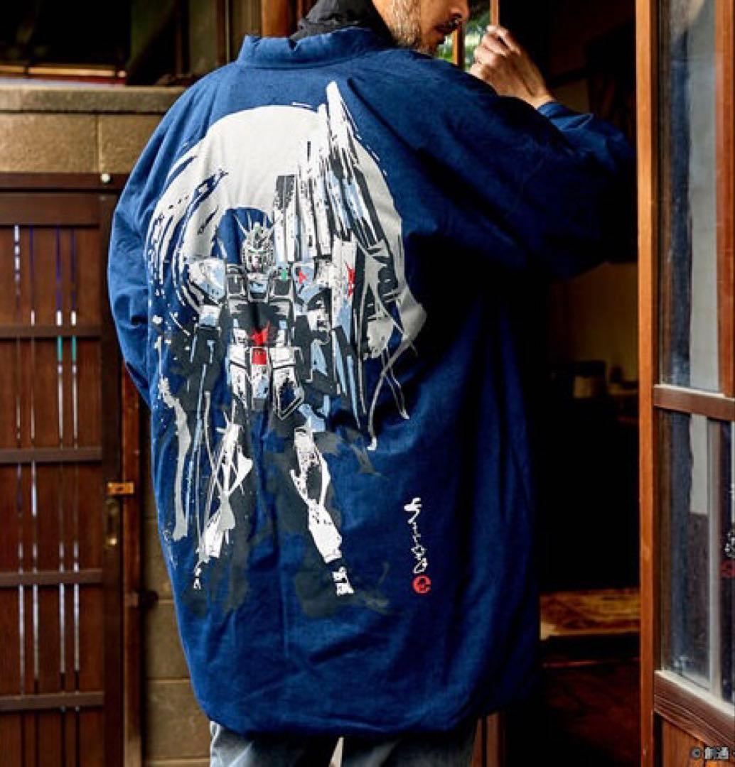 新品 STRICT-G 宮田織物 νガンダム 逆襲のシャア 半纏ロング