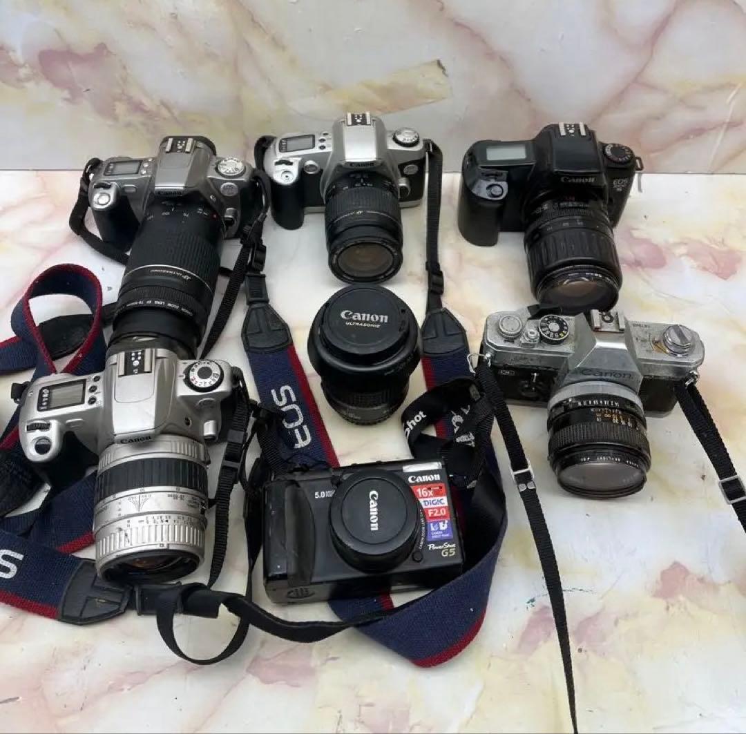 Canon/キャノン/EOS/Kiss ⅢLなどまとめて7点ジャンク(K025)