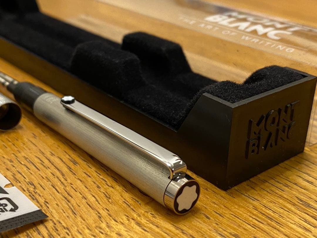 【未使用に近い・極美品】MONTBLANC モンブラン 2色ボールペン Sライン