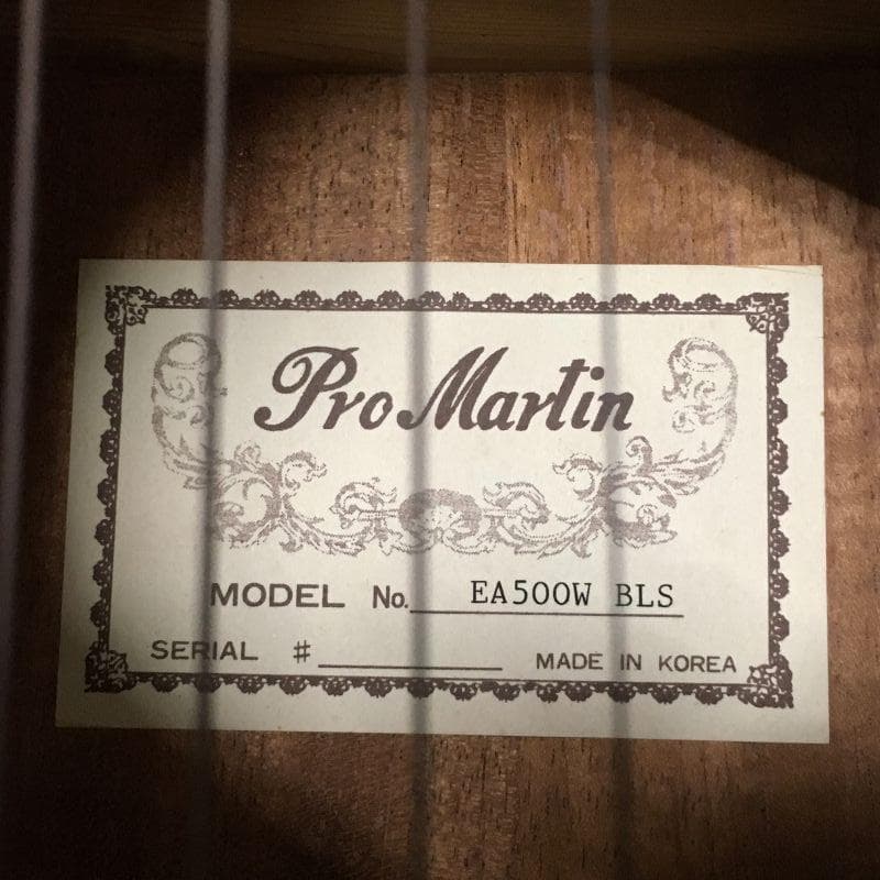 Y USED エレアコ Pro Martin custom ギター ブルー