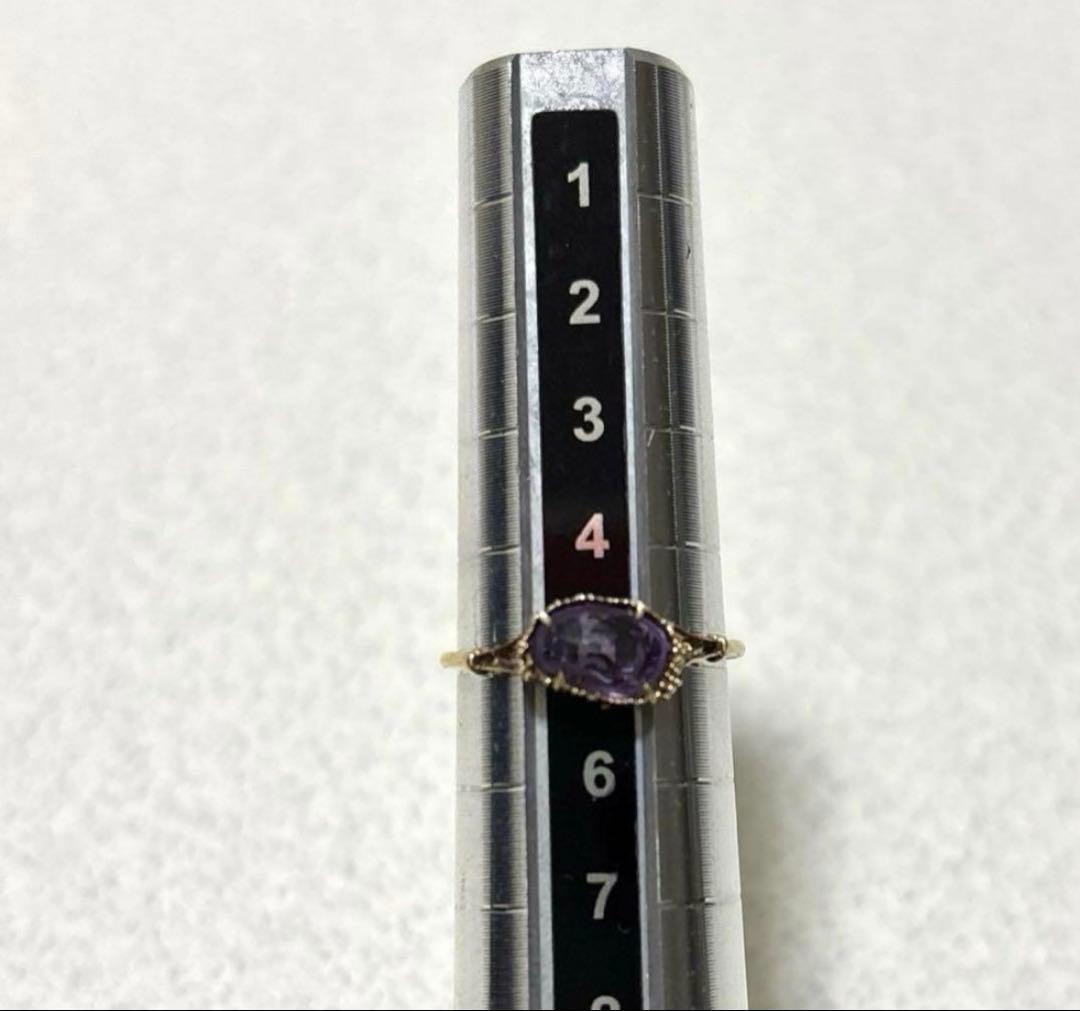 MYACALE JEWELERY サファイア　パープル　10K 5号