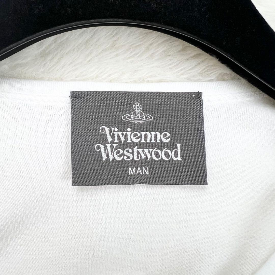 【ヴィヴィアンウエストウッドマン】コットンワイドクルーネックTシャツ☆オーブ☆F