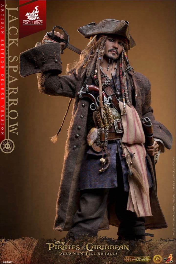 ジャック・スパロウ フィギュア アルチザンエディション　ホットトイズ