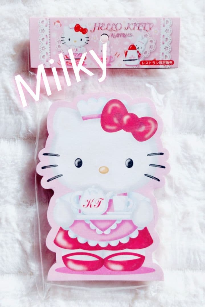 レストラン限定♡ウェイトレスキティメモ2001　希少入手困難レア②