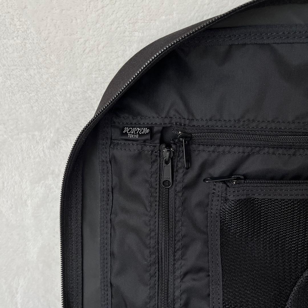 【美品】PORTER ポーター ガーメントバッグ 旅行 出張 多機能 南京錠付き