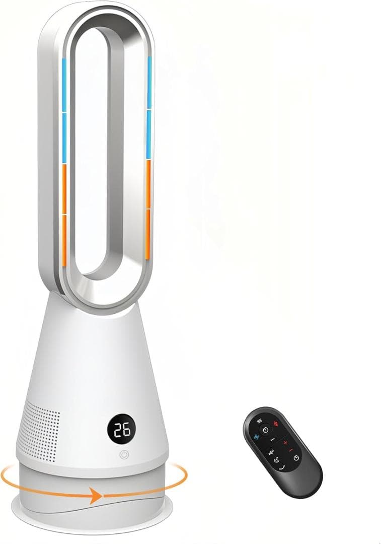 新品・未使用★セラミックヒーター 冷暖兼用・1台6役・羽根なし扇風機・ヒーター