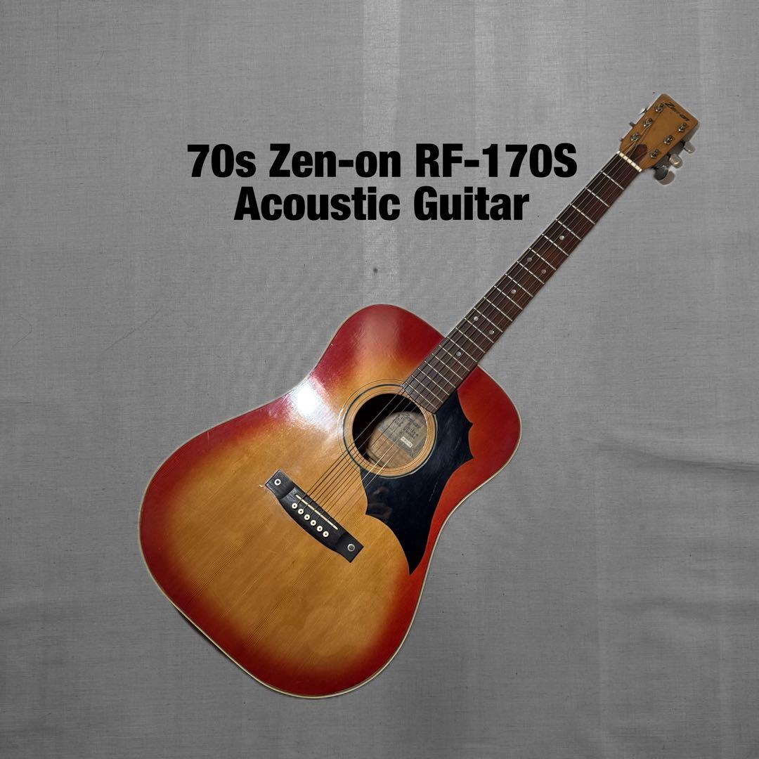 70s zenon RF-170 アコースティック フォーク ギター 日本製