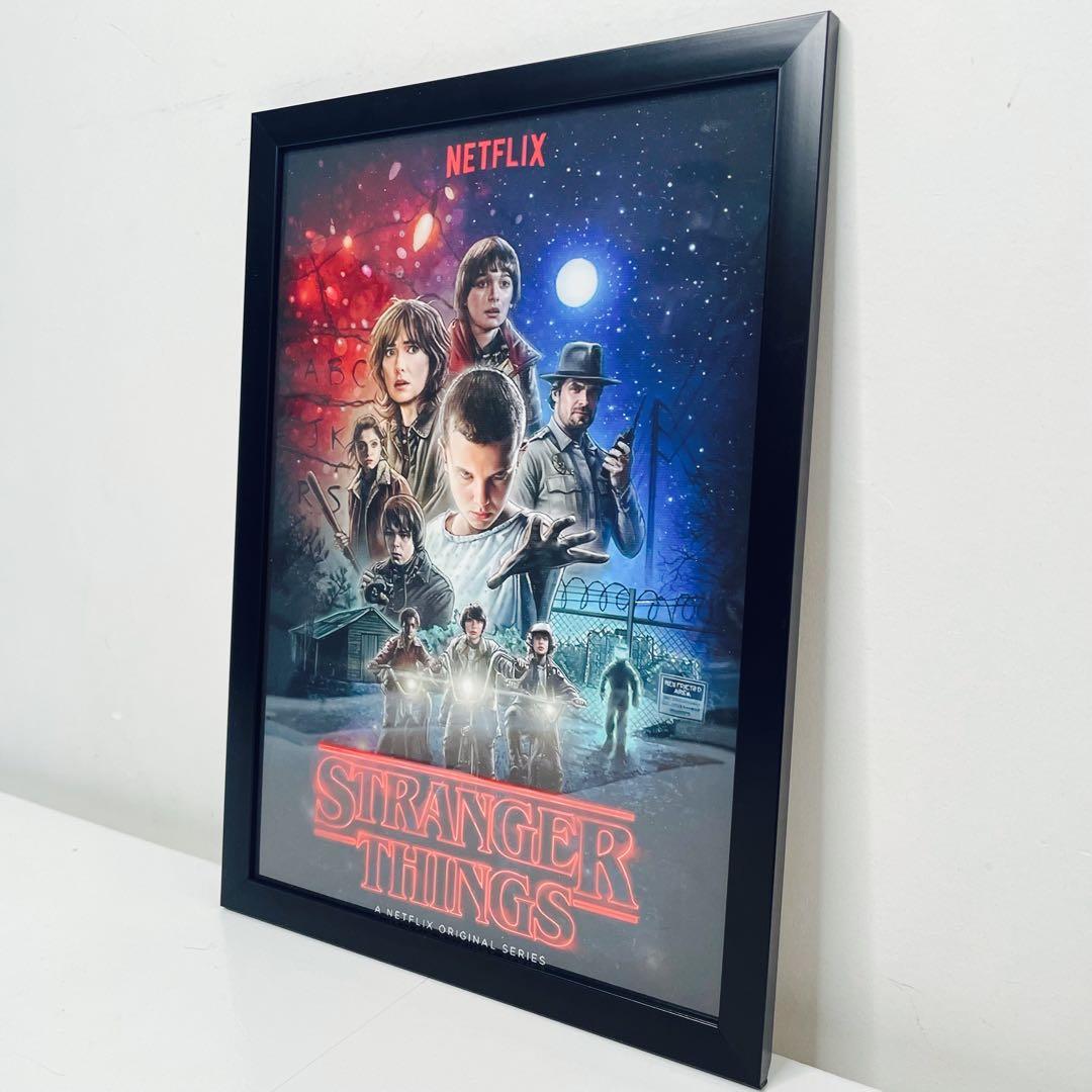 【専用出品】額付きポスター ストレンジャーシングス5枚セット(新品)