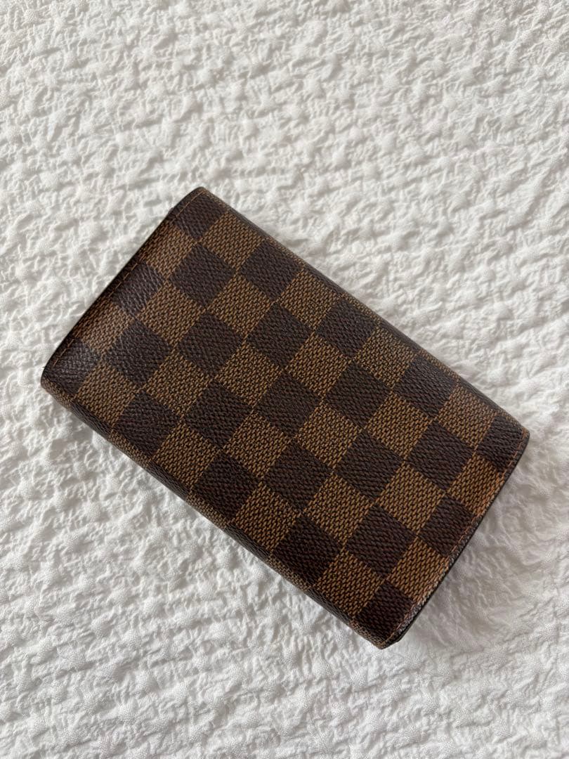 Louis Vuitton ルイ・ヴィトン ダミエ 二つ折り財布　トレゾール